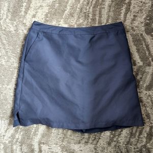 Liz Golf Skort Size 12 Short A-Line Pockets Gray.Button pocket